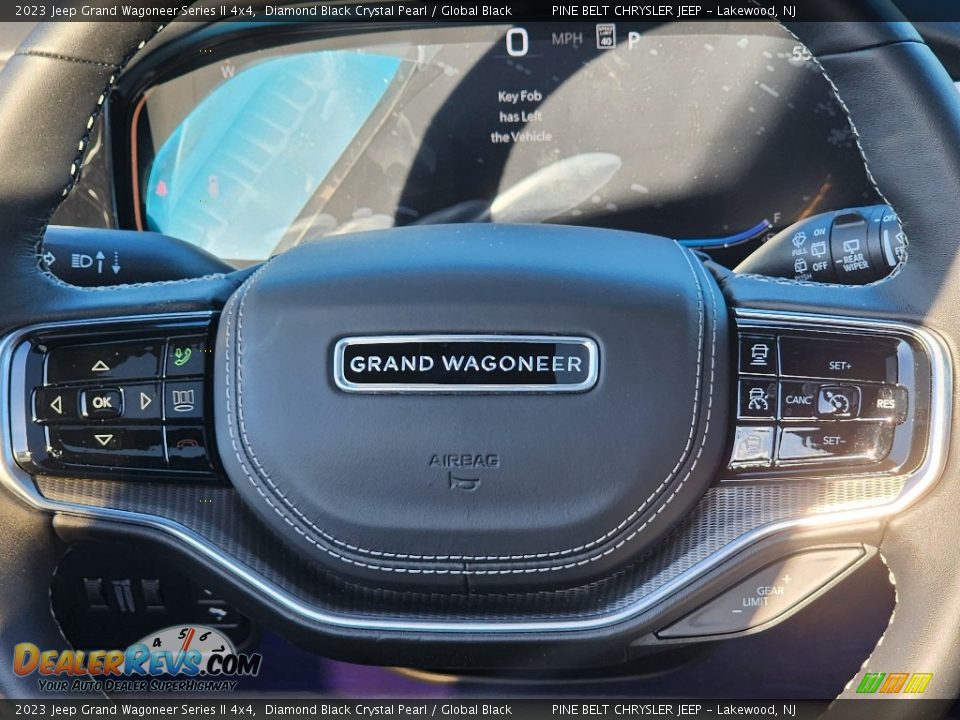 2023 Jeep Grand Wagoneer Series II 4x4 Diamond Black Crystal Pearl / Global Black Photo #15