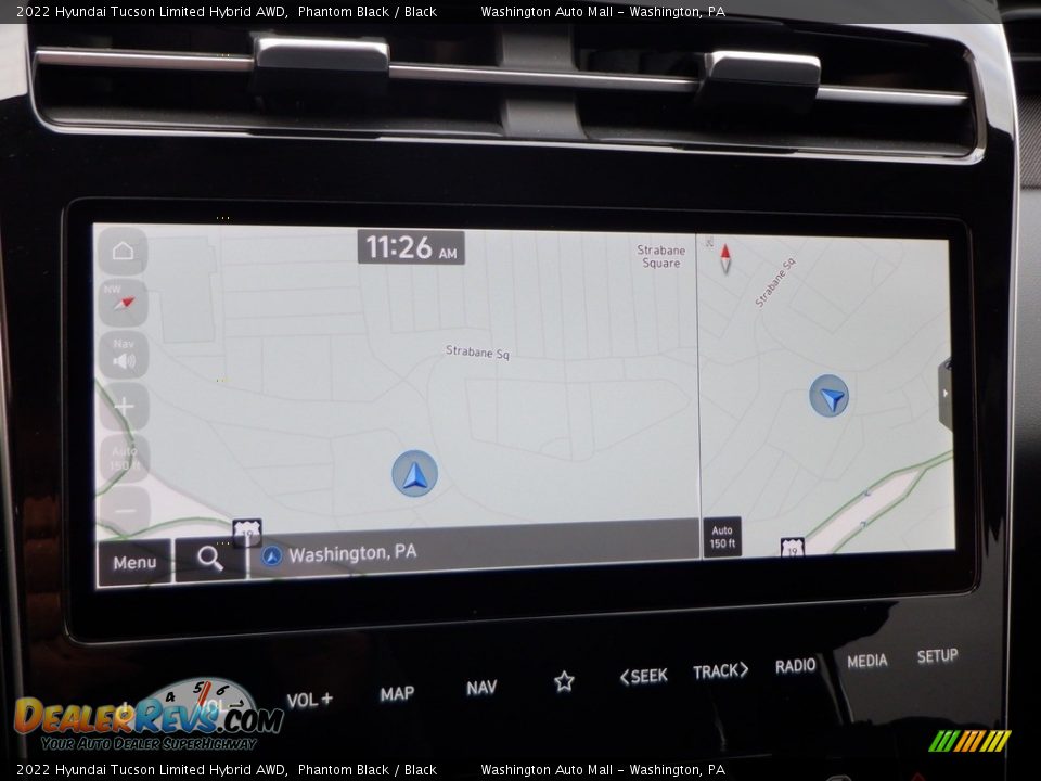 Navigation of 2022 Hyundai Tucson Limited Hybrid AWD Photo #21