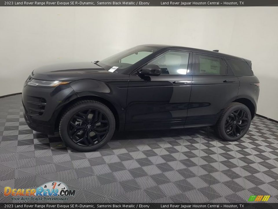 2023 Land Rover Range Rover Evoque SE R-Dynamic Santorini Black Metallic / Ebony Photo #6