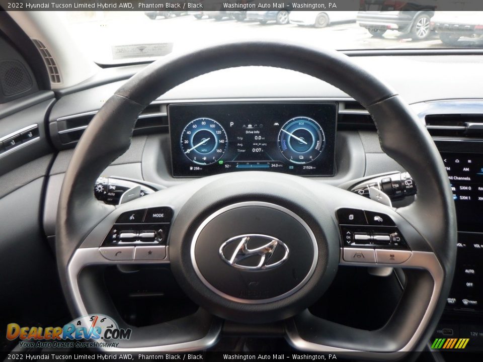 2022 Hyundai Tucson Limited Hybrid AWD Phantom Black / Black Photo #28