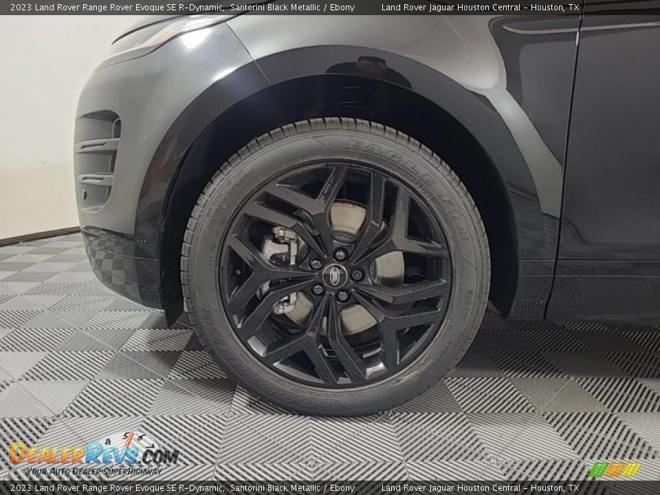 2023 Land Rover Range Rover Evoque SE R-Dynamic Santorini Black Metallic / Ebony Photo #9