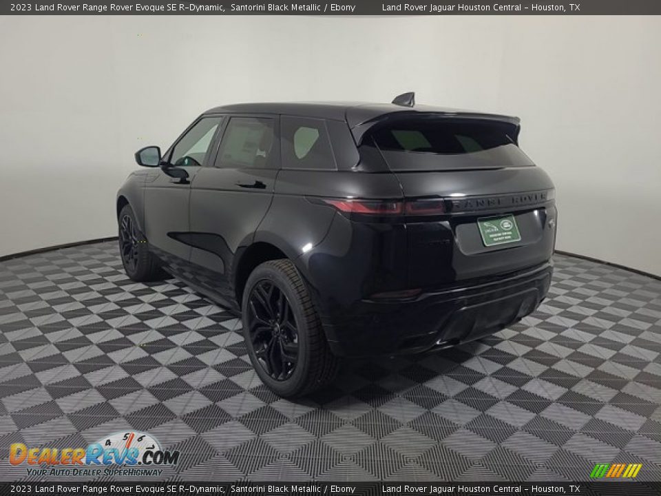 2023 Land Rover Range Rover Evoque SE R-Dynamic Santorini Black Metallic / Ebony Photo #10