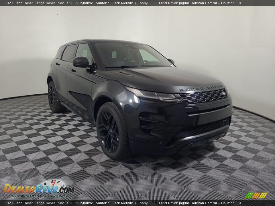 2023 Land Rover Range Rover Evoque SE R-Dynamic Santorini Black Metallic / Ebony Photo #12