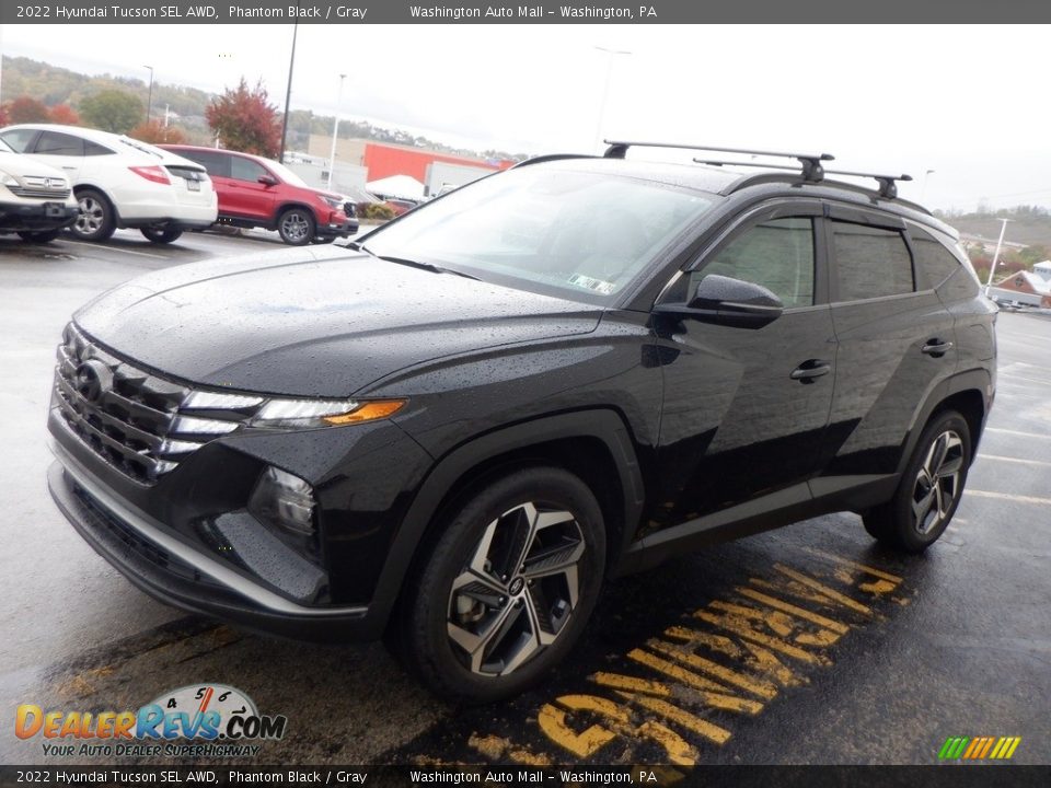 2022 Hyundai Tucson SEL AWD Phantom Black / Gray Photo #4