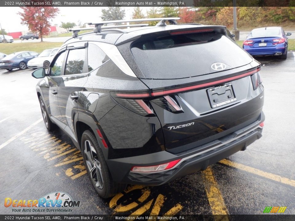 2022 Hyundai Tucson SEL AWD Phantom Black / Gray Photo #5