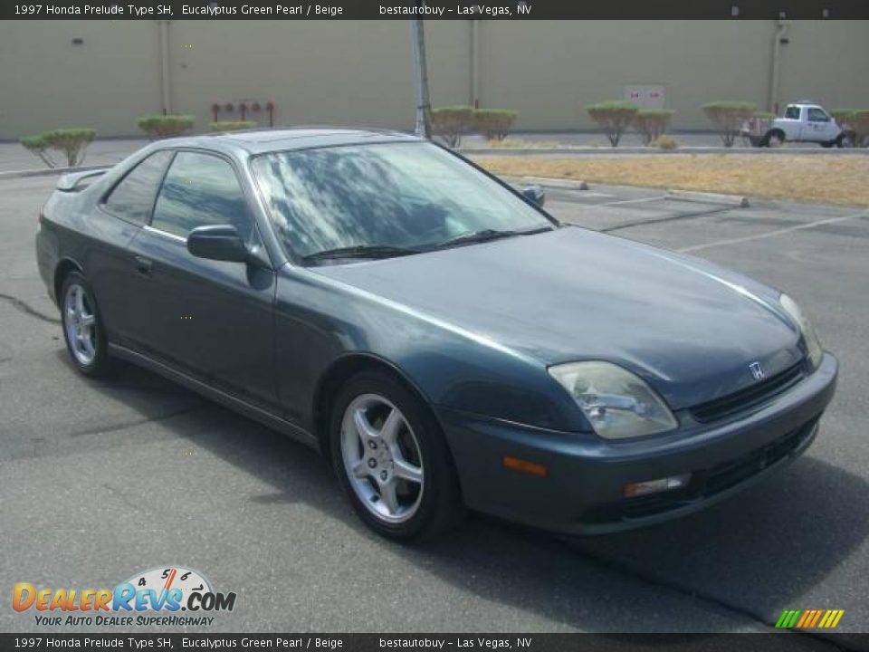 1997 Honda Prelude Type SH Eucalyptus Green Pearl / Beige Photo #1