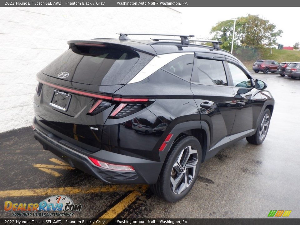 Phantom Black 2022 Hyundai Tucson SEL AWD Photo #7