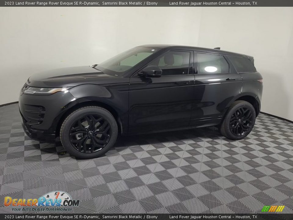 2023 Land Rover Range Rover Evoque SE R-Dynamic Santorini Black Metallic / Ebony Photo #6