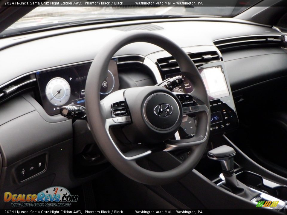 Dashboard of 2024 Hyundai Santa Cruz Night Edition AWD Photo #11