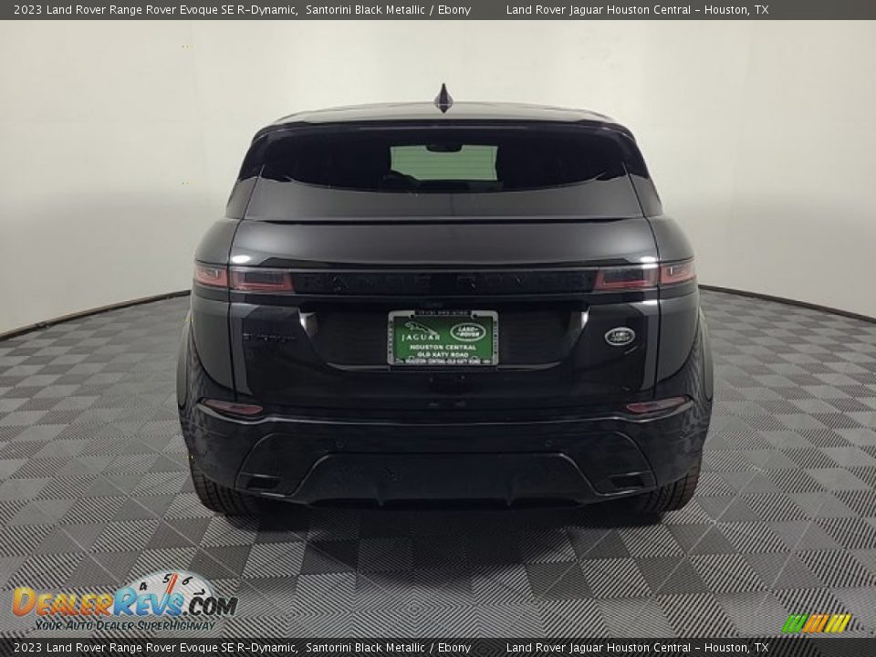 2023 Land Rover Range Rover Evoque SE R-Dynamic Santorini Black Metallic / Ebony Photo #7