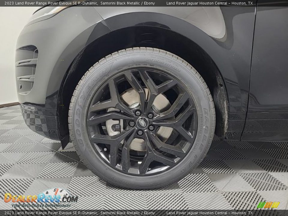 2023 Land Rover Range Rover Evoque SE R-Dynamic Santorini Black Metallic / Ebony Photo #9