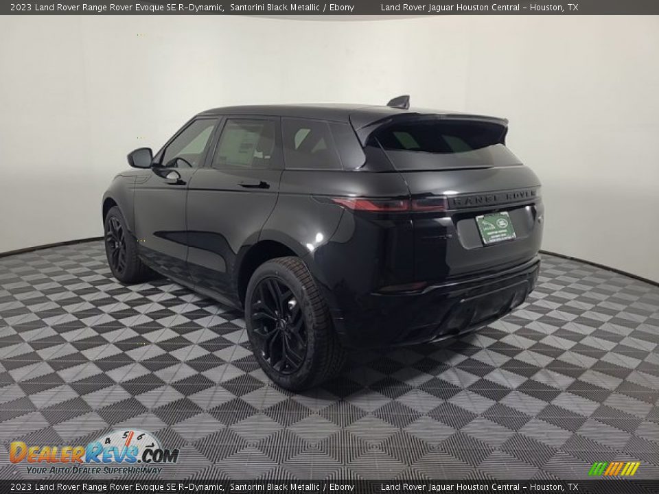 2023 Land Rover Range Rover Evoque SE R-Dynamic Santorini Black Metallic / Ebony Photo #10