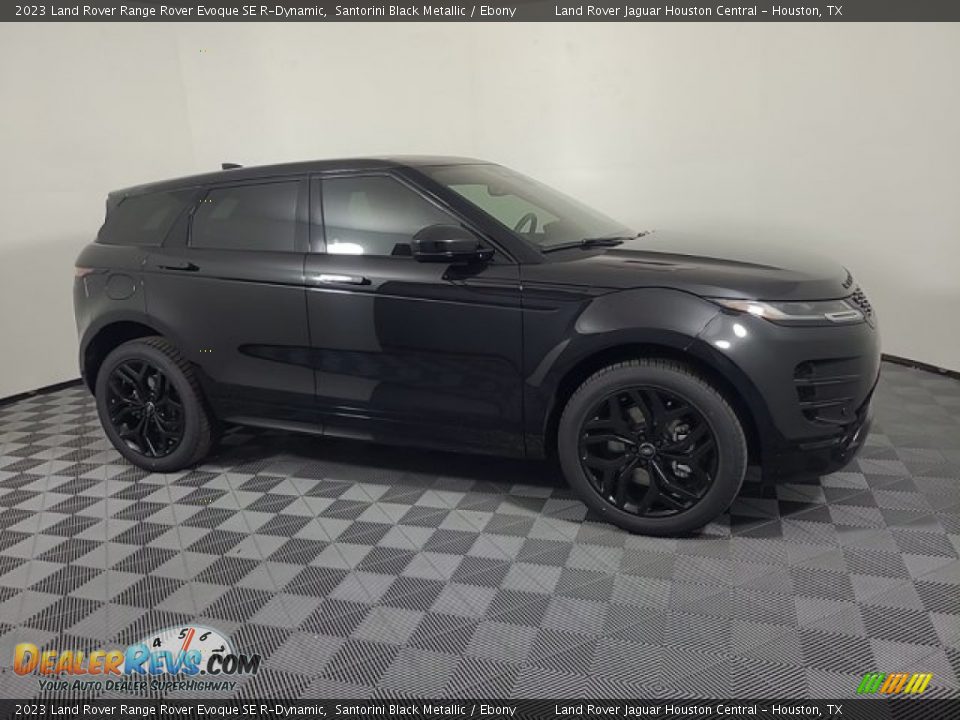 2023 Land Rover Range Rover Evoque SE R-Dynamic Santorini Black Metallic / Ebony Photo #11