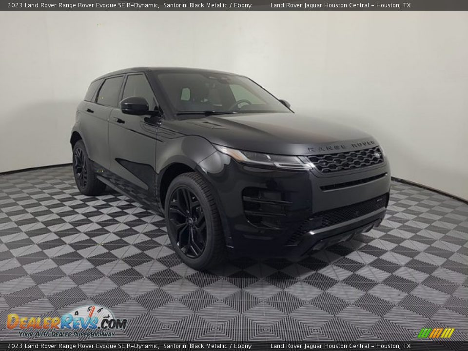 2023 Land Rover Range Rover Evoque SE R-Dynamic Santorini Black Metallic / Ebony Photo #12