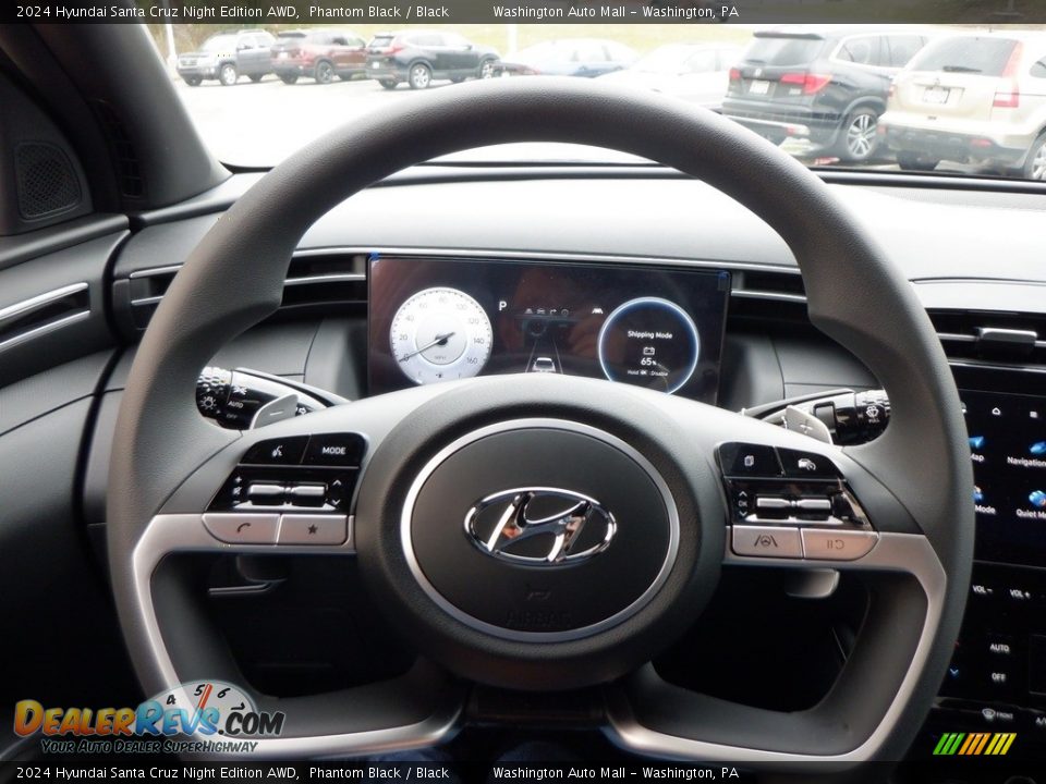 2024 Hyundai Santa Cruz Night Edition AWD Steering Wheel Photo #24