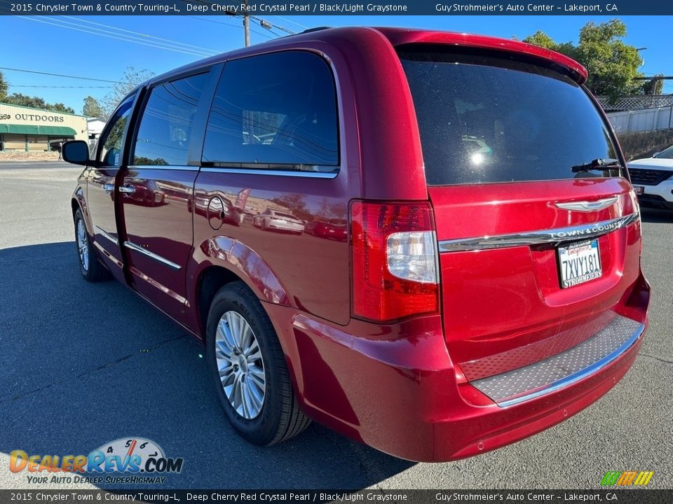 2015 Chrysler Town & Country Touring-L Deep Cherry Red Crystal Pearl / Black/Light Graystone Photo #4