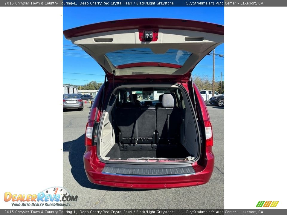 2015 Chrysler Town & Country Touring-L Deep Cherry Red Crystal Pearl / Black/Light Graystone Photo #7