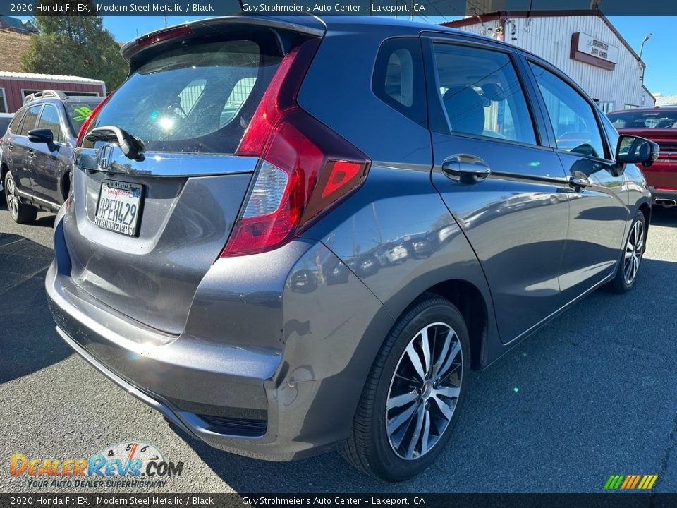 2020 Honda Fit EX Modern Steel Metallic / Black Photo #6