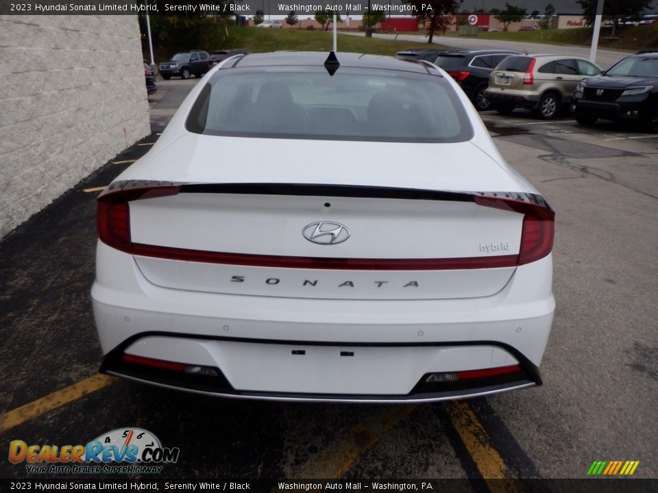 Serenity White 2023 Hyundai Sonata Limited Hybrid Photo #5