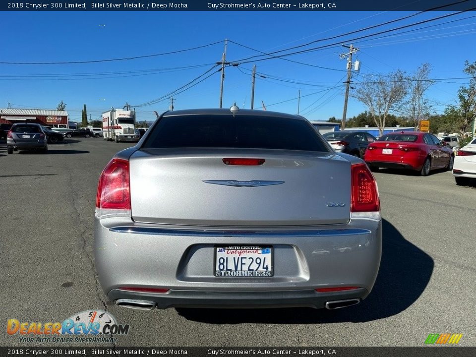 2018 Chrysler 300 Limited Billet Silver Metallic / Deep Mocha Photo #5