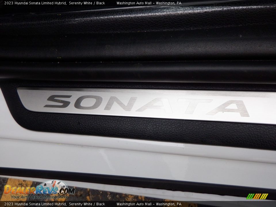 2023 Hyundai Sonata Limited Hybrid Serenity White / Black Photo #14