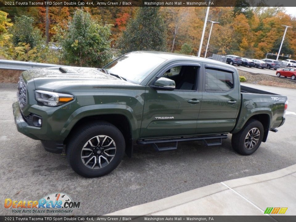 Army Green 2021 Toyota Tacoma TRD Sport Double Cab 4x4 Photo #8