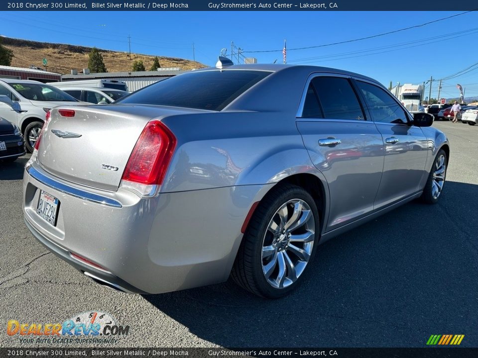 2018 Chrysler 300 Limited Billet Silver Metallic / Deep Mocha Photo #6
