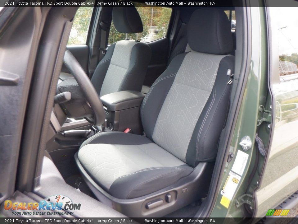 Front Seat of 2021 Toyota Tacoma TRD Sport Double Cab 4x4 Photo #16