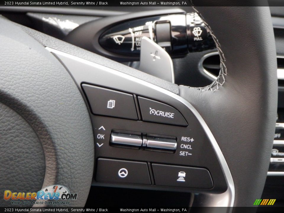 2023 Hyundai Sonata Limited Hybrid Serenity White / Black Photo #27