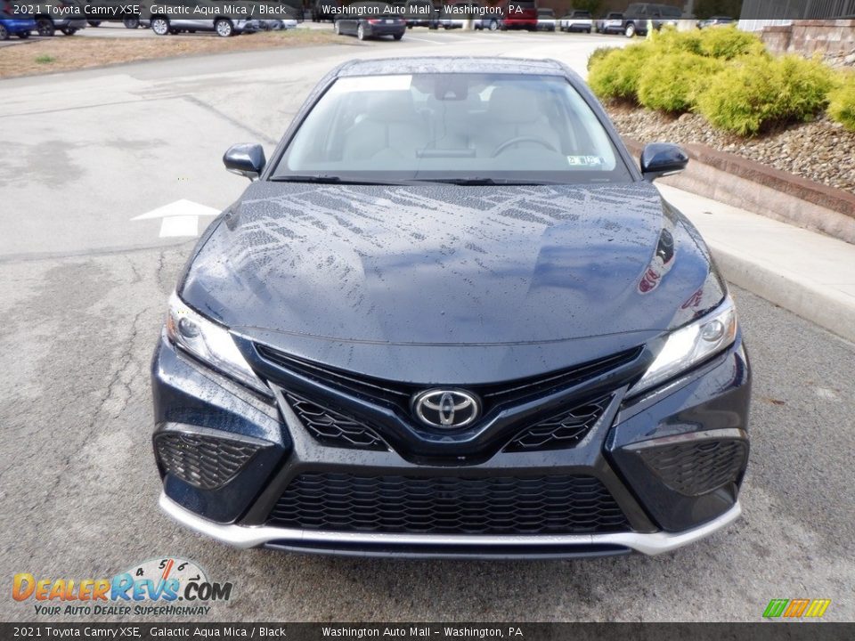 2021 Toyota Camry XSE Galactic Aqua Mica / Black Photo #5