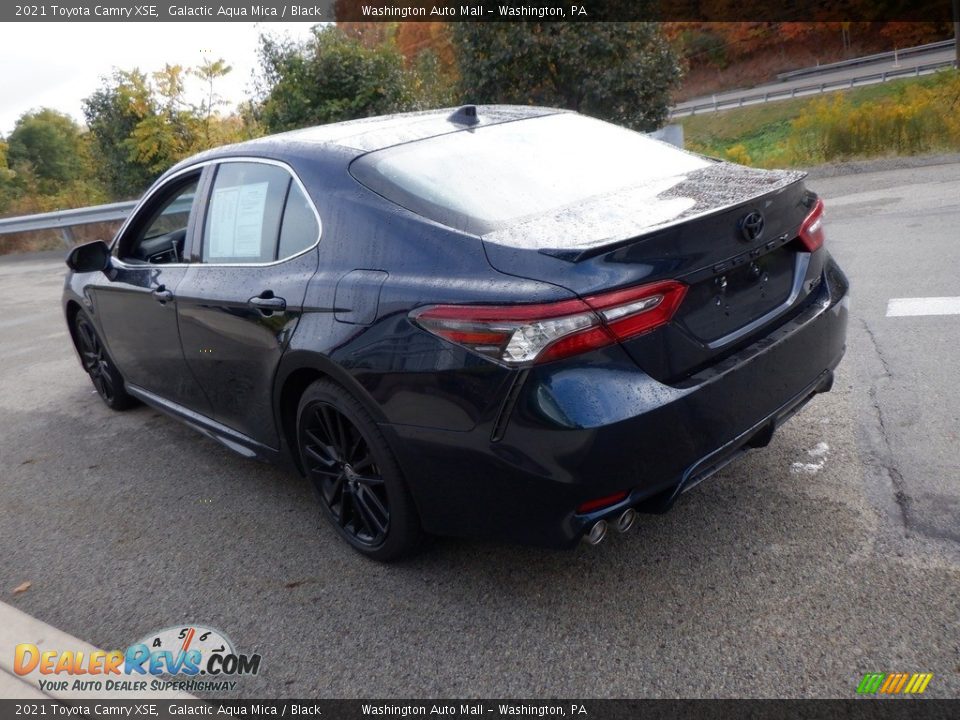 2021 Toyota Camry XSE Galactic Aqua Mica / Black Photo #8