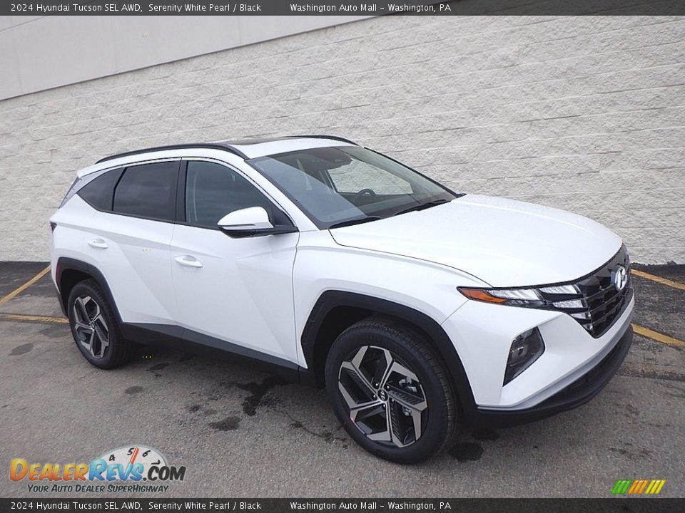 2024 Hyundai Tucson SEL AWD Serenity White Pearl / Black Photo #1