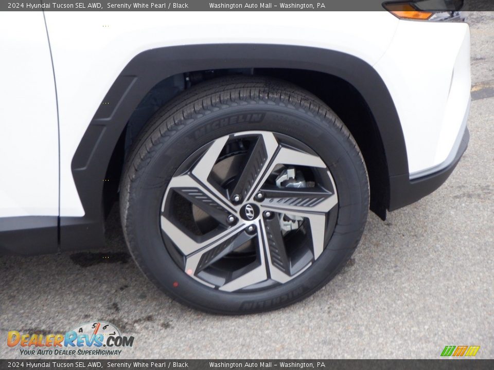 2024 Hyundai Tucson SEL AWD Serenity White Pearl / Black Photo #2