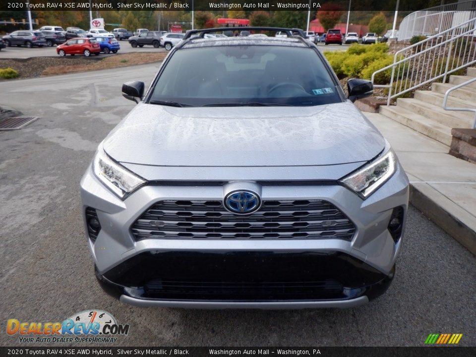 2020 Toyota RAV4 XSE AWD Hybrid Silver Sky Metallic / Black Photo #3