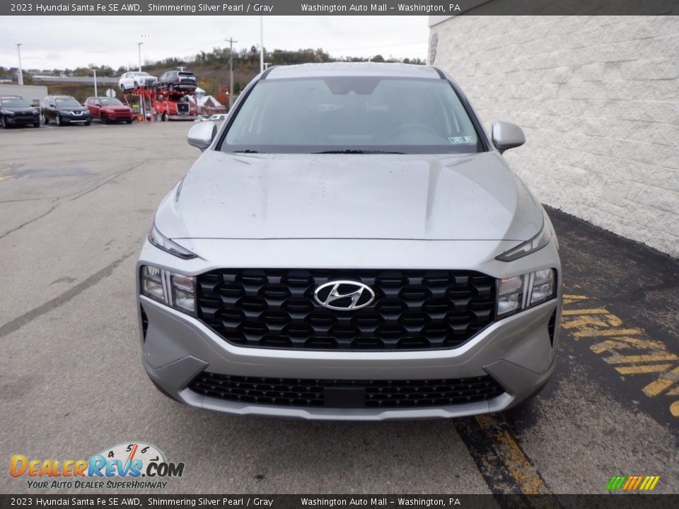 2023 Hyundai Santa Fe SE AWD Shimmering Silver Pearl / Gray Photo #3