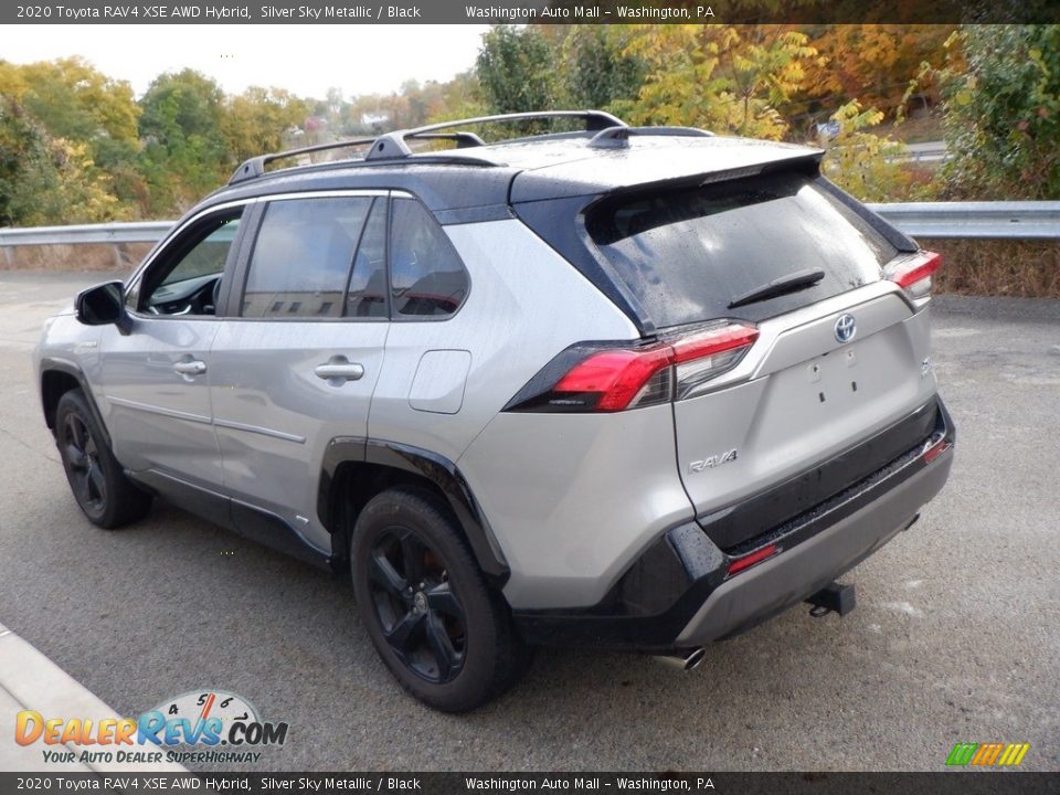 2020 Toyota RAV4 XSE AWD Hybrid Silver Sky Metallic / Black Photo #6