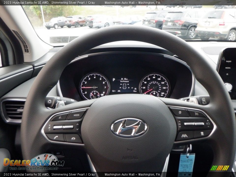 2023 Hyundai Santa Fe SE AWD Steering Wheel Photo #17