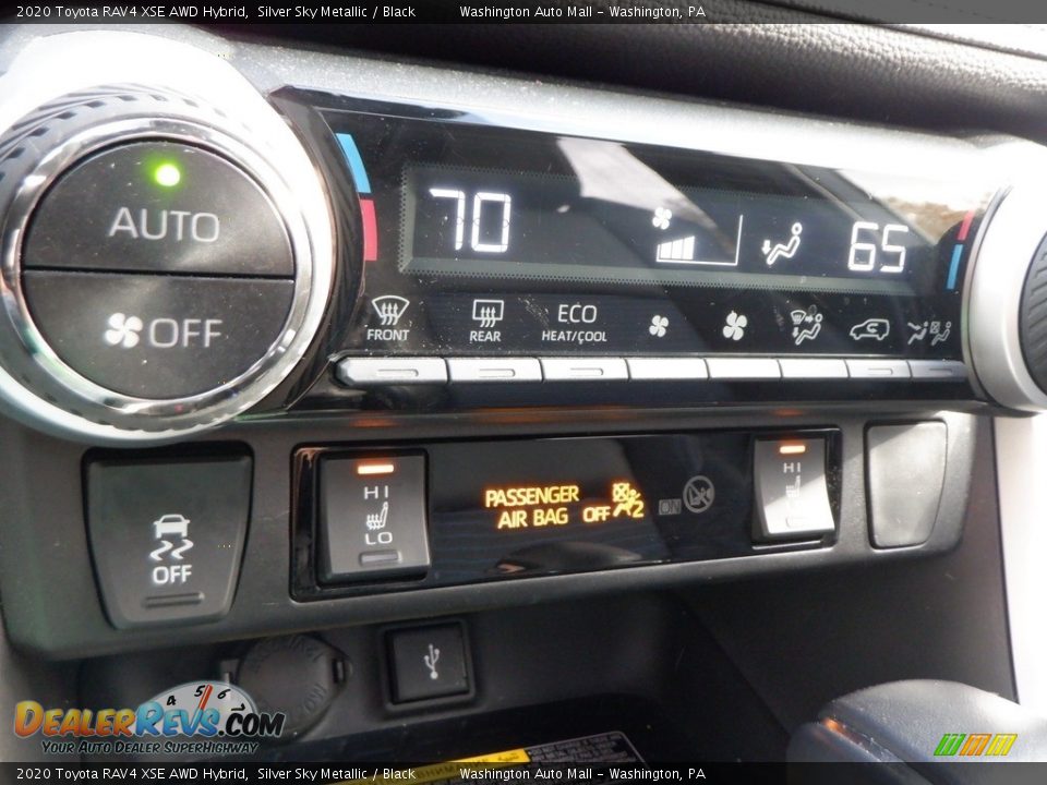 Controls of 2020 Toyota RAV4 XSE AWD Hybrid Photo #21