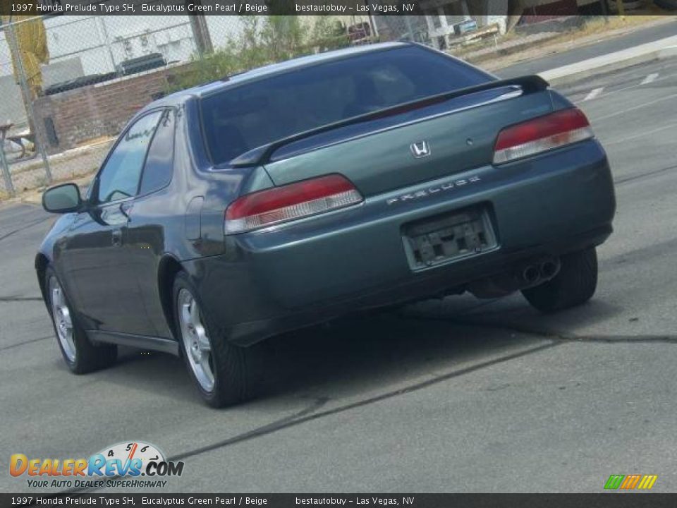 1997 Honda Prelude Type SH Eucalyptus Green Pearl / Beige Photo #9