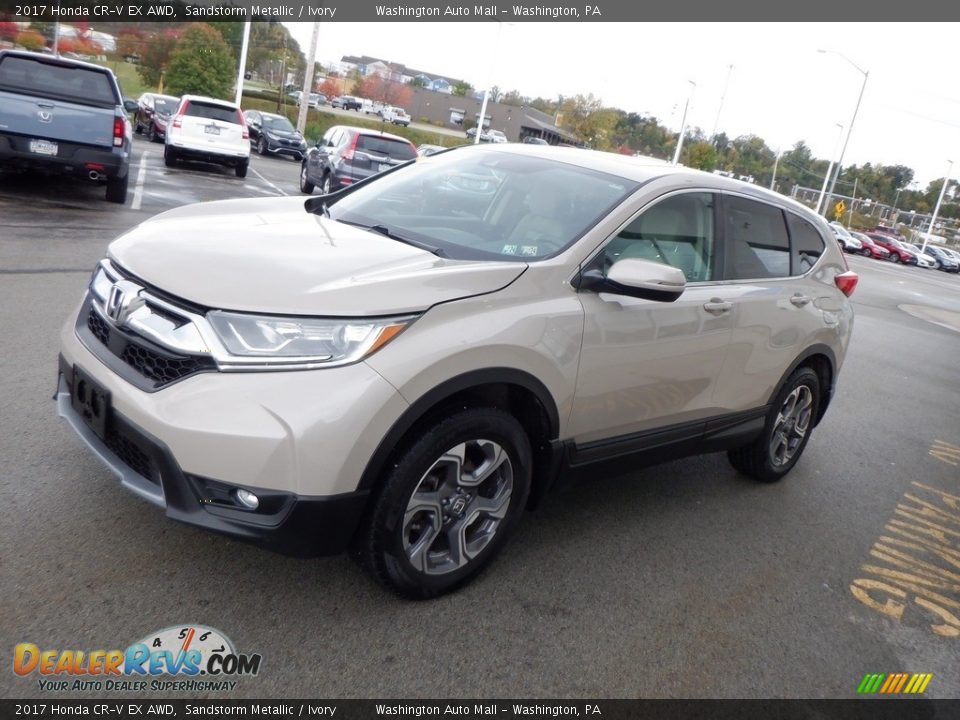 2017 Honda CR-V EX AWD Sandstorm Metallic / Ivory Photo #15