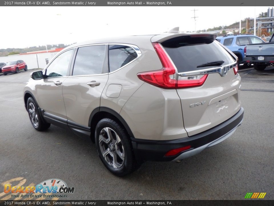 2017 Honda CR-V EX AWD Sandstorm Metallic / Ivory Photo #17