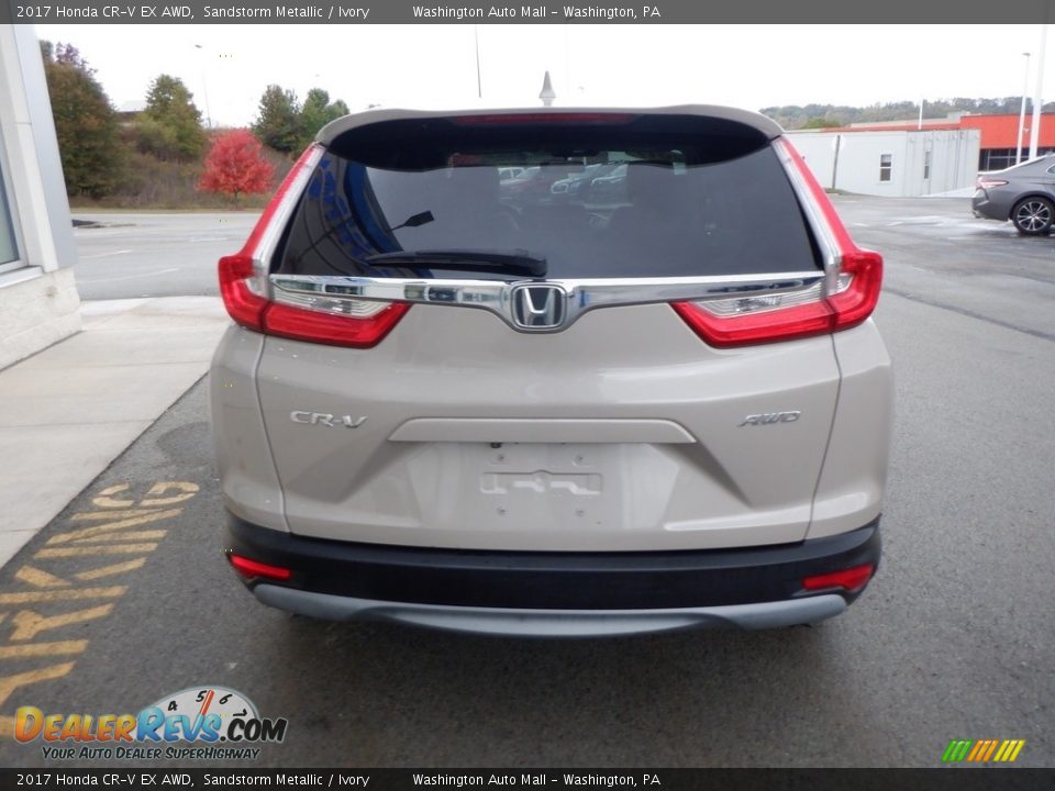 2017 Honda CR-V EX AWD Sandstorm Metallic / Ivory Photo #18