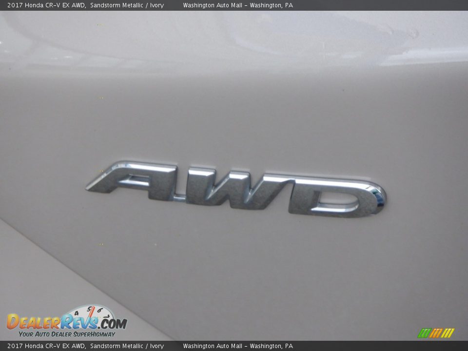 2017 Honda CR-V EX AWD Sandstorm Metallic / Ivory Photo #19
