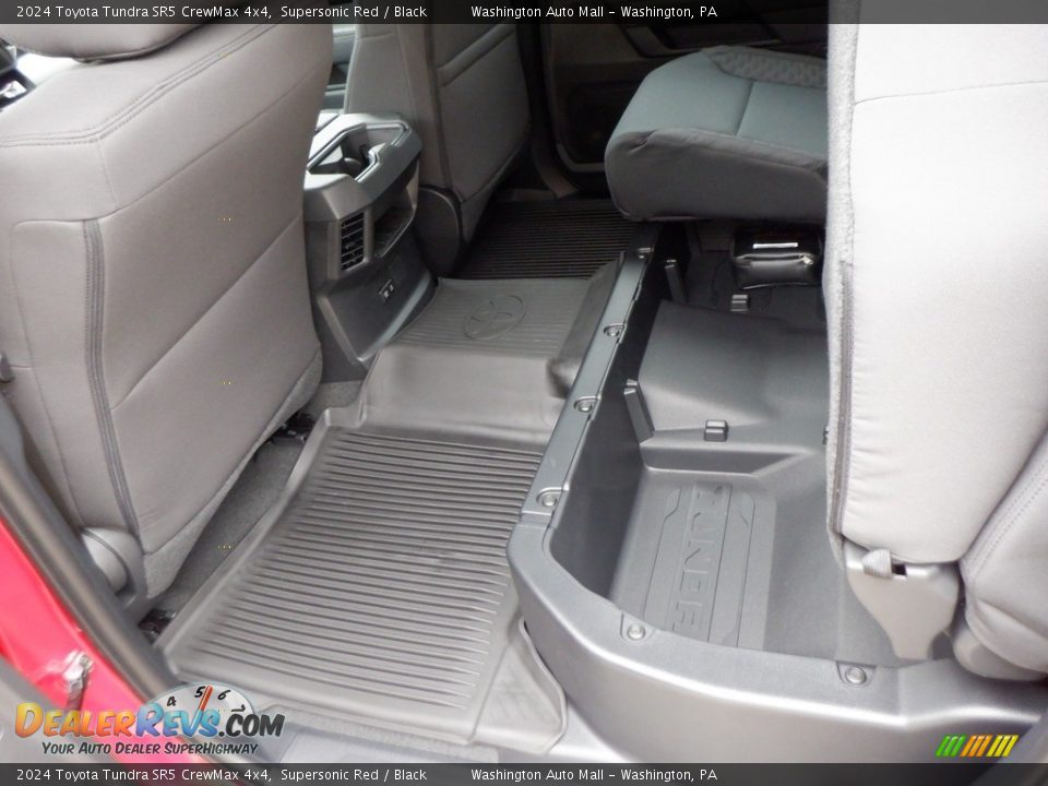 Rear Seat of 2024 Toyota Tundra SR5 CrewMax 4x4 Photo #33