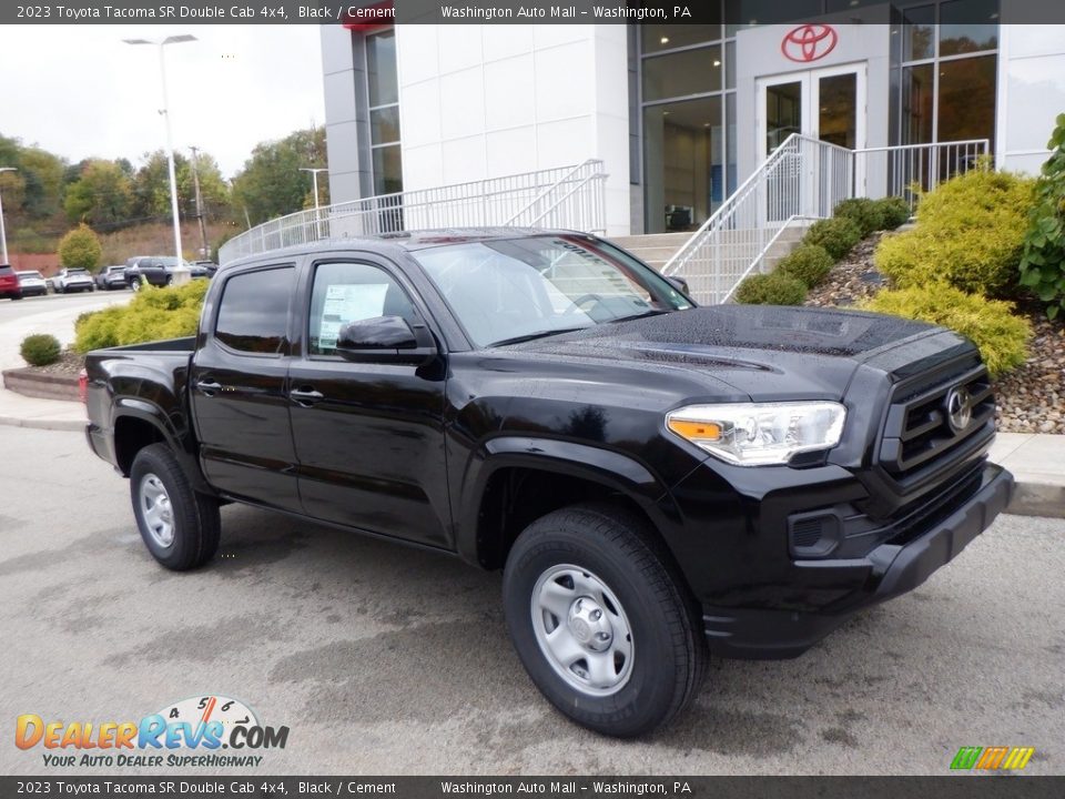Front 3/4 View of 2023 Toyota Tacoma SR Double Cab 4x4 Photo #1