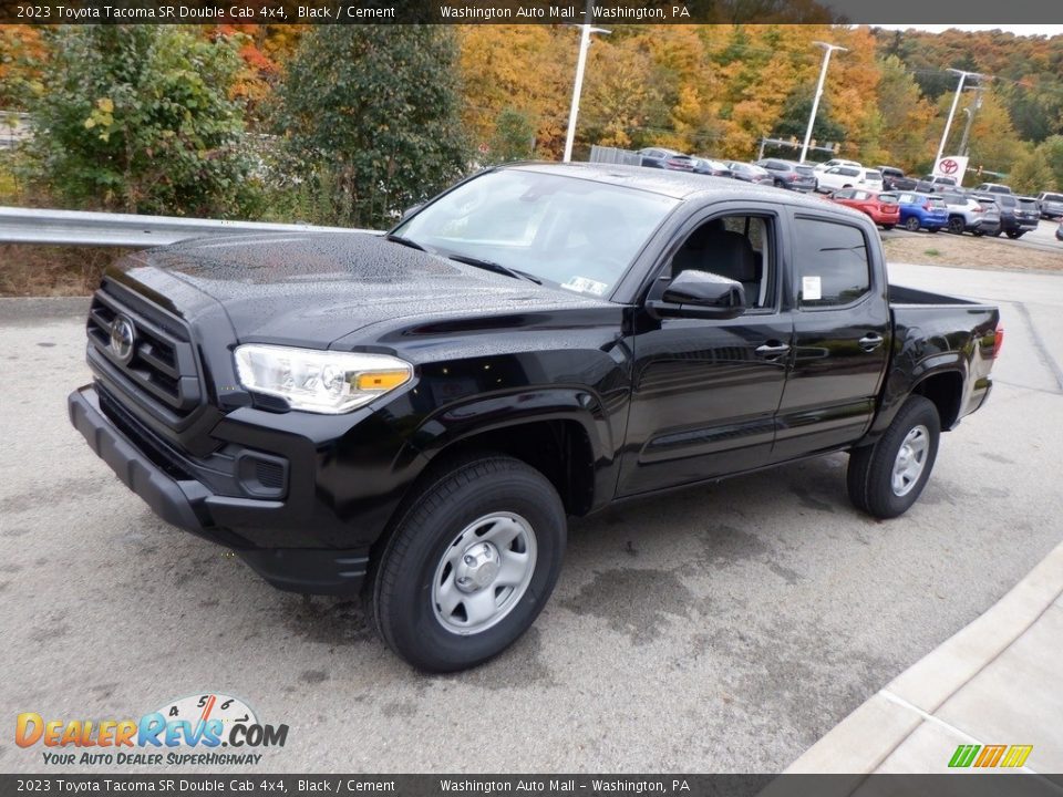 Black 2023 Toyota Tacoma SR Double Cab 4x4 Photo #5