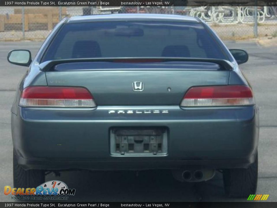1997 Honda Prelude Type SH Eucalyptus Green Pearl / Beige Photo #11