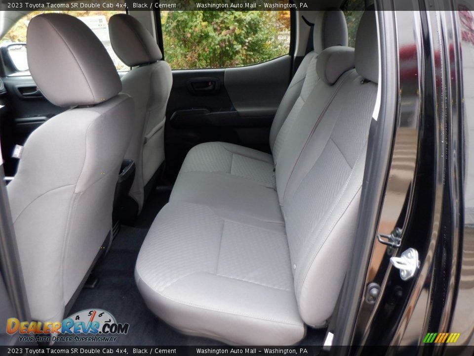 Rear Seat of 2023 Toyota Tacoma SR Double Cab 4x4 Photo #27