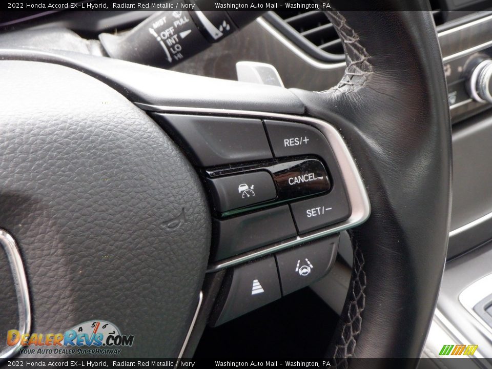 2022 Honda Accord EX-L Hybrid Steering Wheel Photo #10