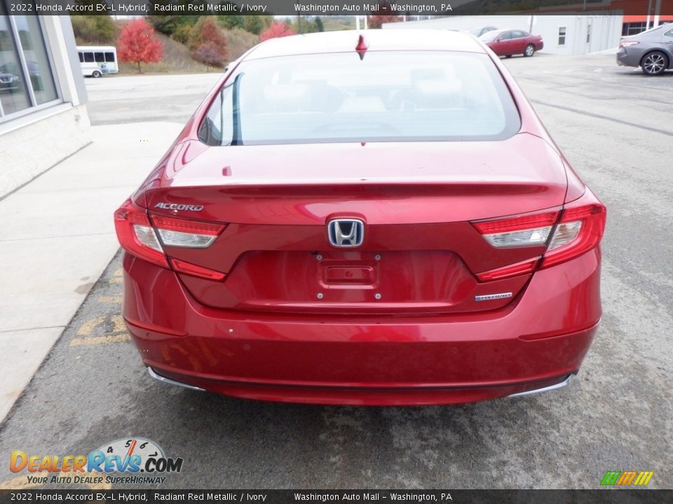 Radiant Red Metallic 2022 Honda Accord EX-L Hybrid Photo #18